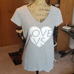 Victoria's Secret heathered grey size Large tee